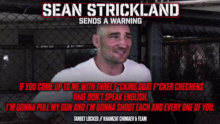 Sean Strickland Warns Khamzat Chimaev: Tensions Escalate