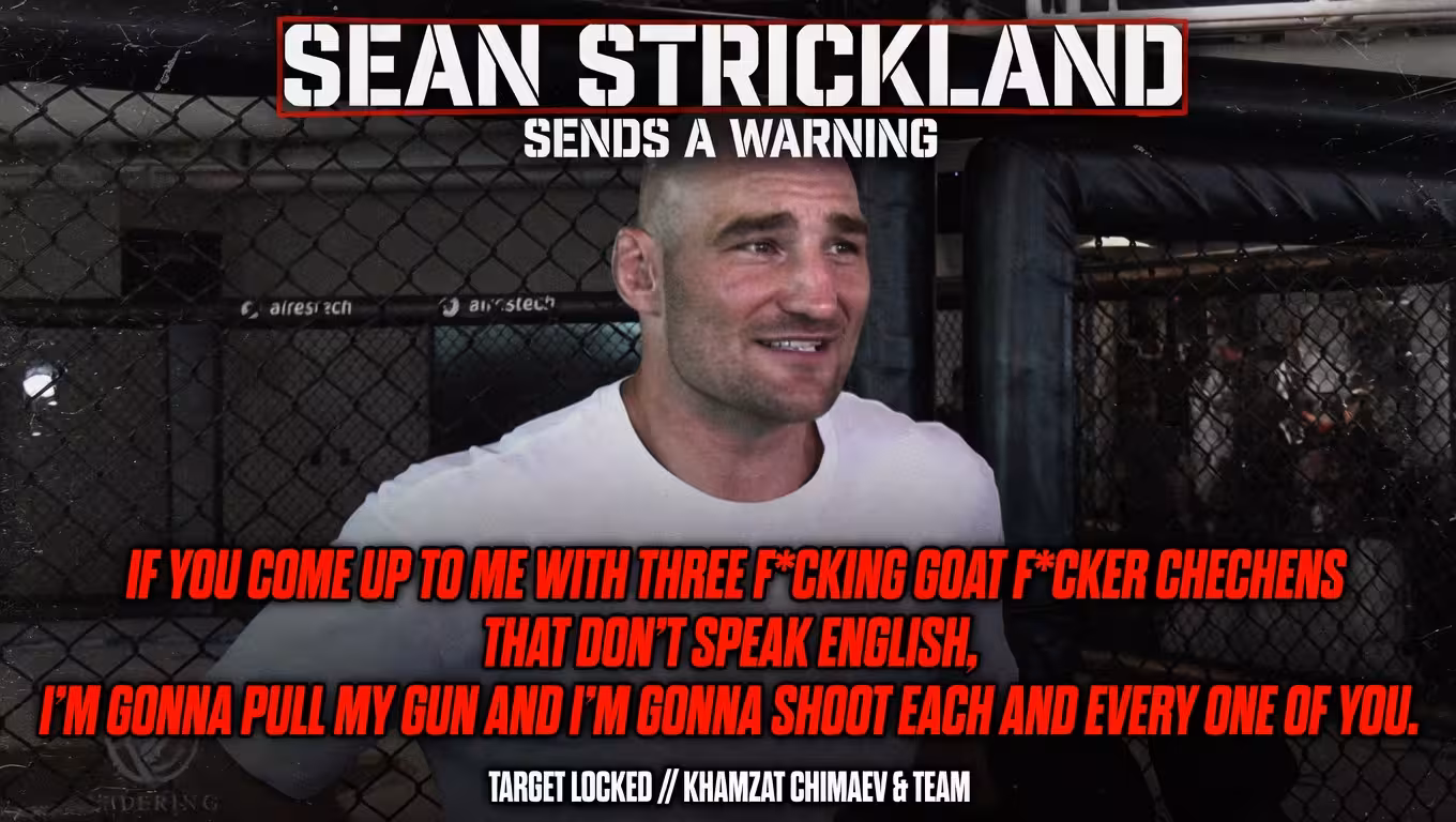 Sean Strickland Warns Khamzat Chimaev: Tensions Escalate