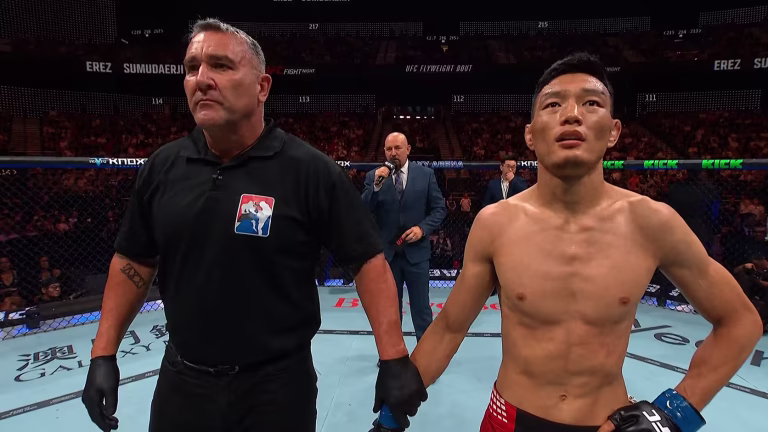 Alex Perez vs Su Mudaerji Ends in No Contest at UFC Fight Night