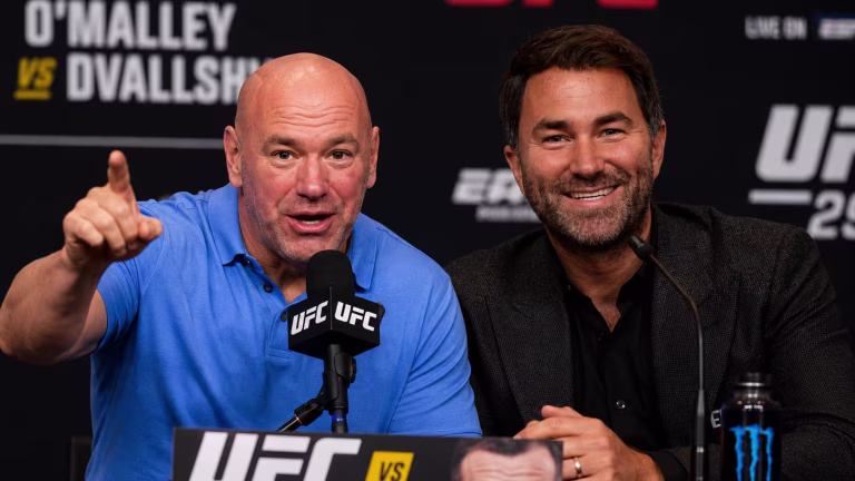 Eddie Hearn Takes Aim at Dana White in Heated Rant