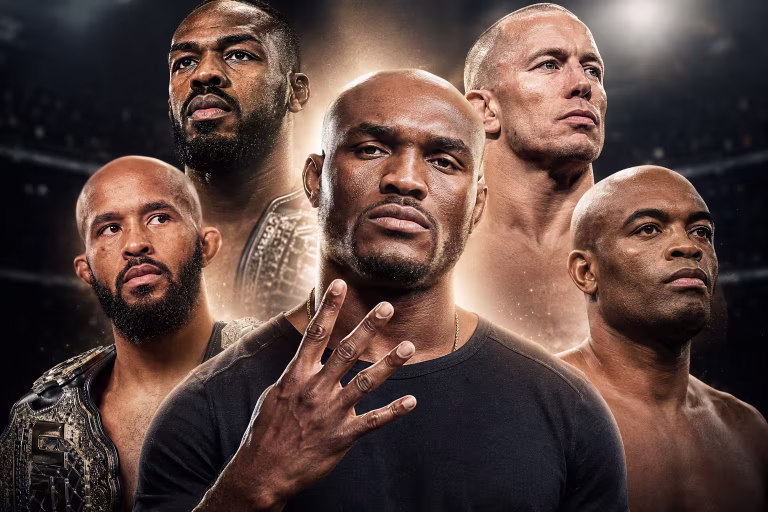 Kamaru Usman Names His Four Greatest Fighters in MMA History