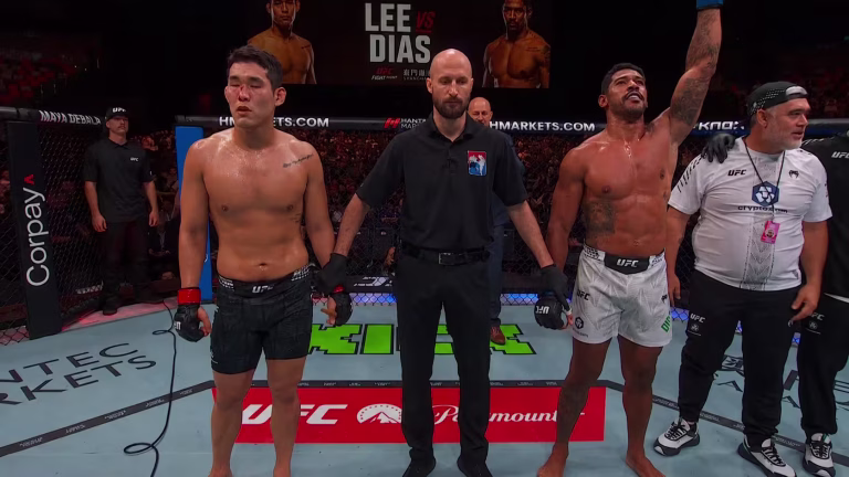 Luis Felipe Dias Stops Lee Yi-sak in Round 1 at UFC Fight Night