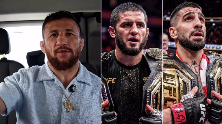 Merab Dvalishvili Says Ilia Topuria Is the One Fighter Islam Makhachev Cannot Hold Down