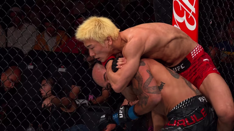 Rei Tsuruya Submits Luis Gurule in Round 1 at UFC Fight Night