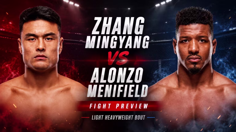 Zhang Mingyang vs Alonzo Menifield UFC Fight Night