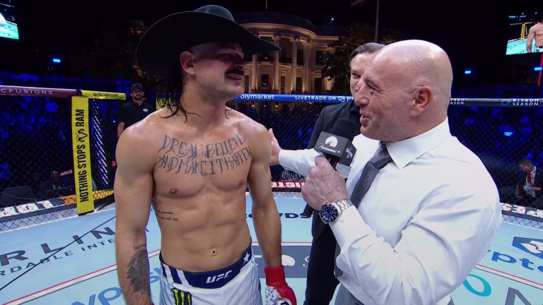 Diego Lopes Stops Steve Garcia in Round 2 at UFC Freedom 250