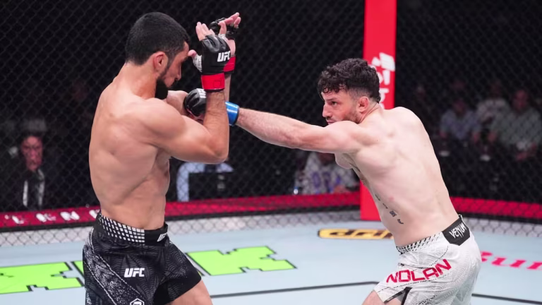 Farman Hasanov Outwrestles Eric Nolan to Claim Decision Victory at UFC Fight Night
