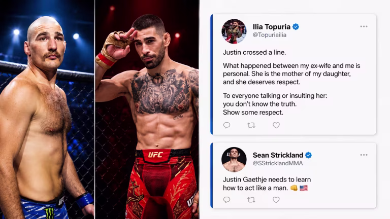 Ilia Topuria Fires Back After Justin Gaethje Crosses Personal Line