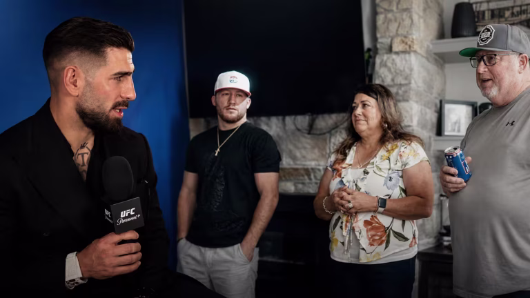Ilia Topuria Says Justin Gaethje and His Father Crossed the Line First