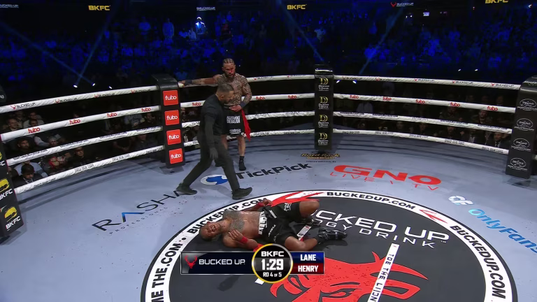 Julian Lane Disqualified After Bizarre Double-Leg Takedown in BKFC Main Event