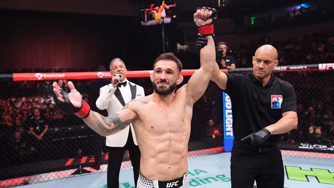 Kaan Ofli Captures First-Round Submission Victory Over Javier Reyes at UFC Fight Night