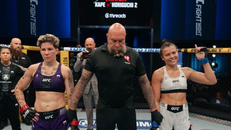 Luana Santos earned a dominant unanimous decision win over Karol Rosa at UFC Fight Night