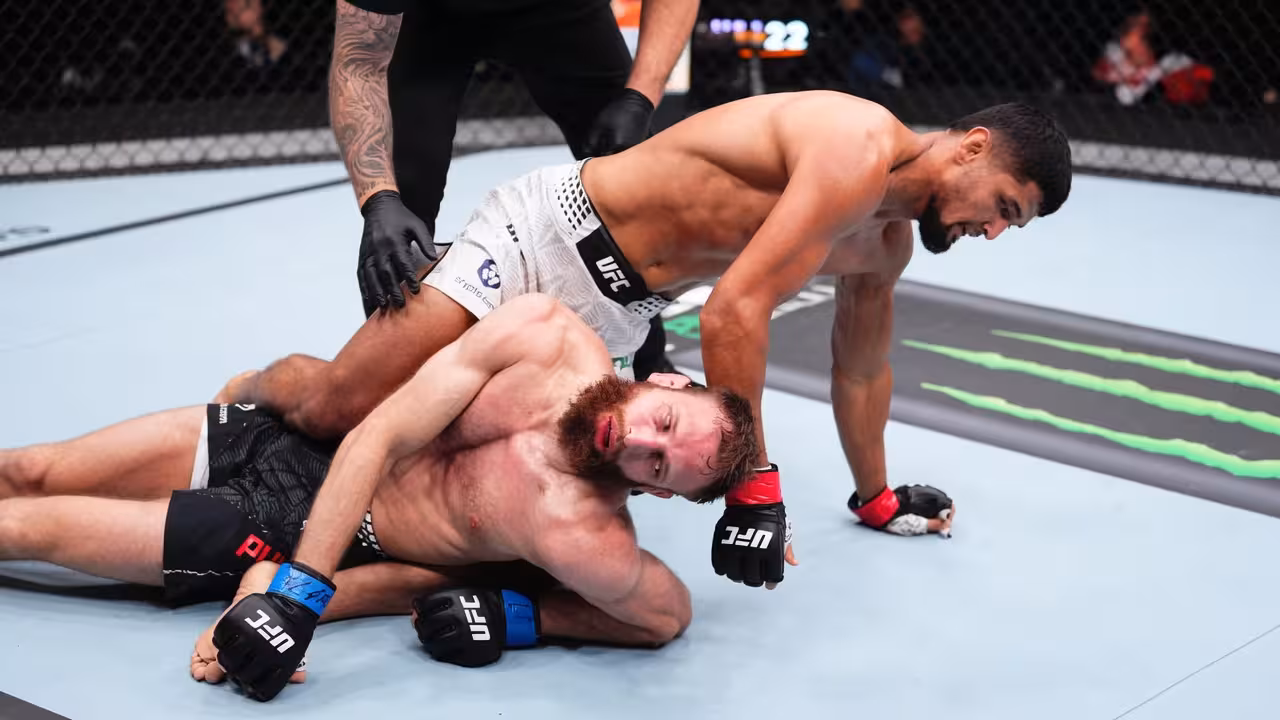 Nursulton Ruziboev Submits Andrey Pulyaev in First-Round Ground Assault at UFC Fight Night