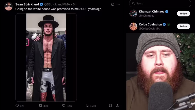 Sean Strickland Ban Debate Turns UFC White House Event new