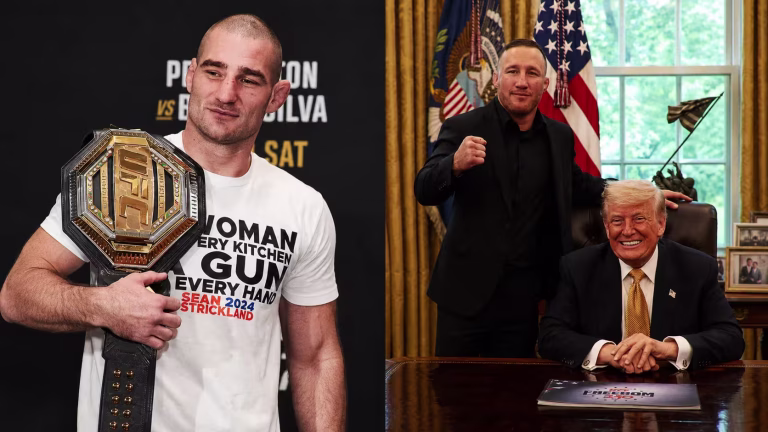 Sean Strickland and Justin Gaethje Trade Fire Over UFC White House Controversy