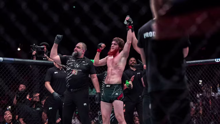 Sharaputdin Magomedov Outstrikes Michel Pereira