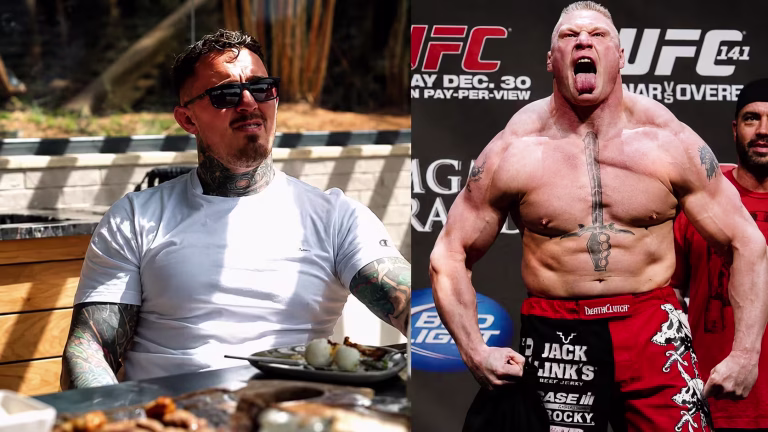 Tom Aspinall Names Brock Lesnar as His Dream Fight “That Would Be Cool”