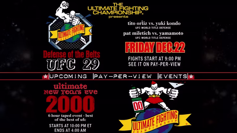UFC 29: Defense of the Belts Full Fight Card, Date & Details