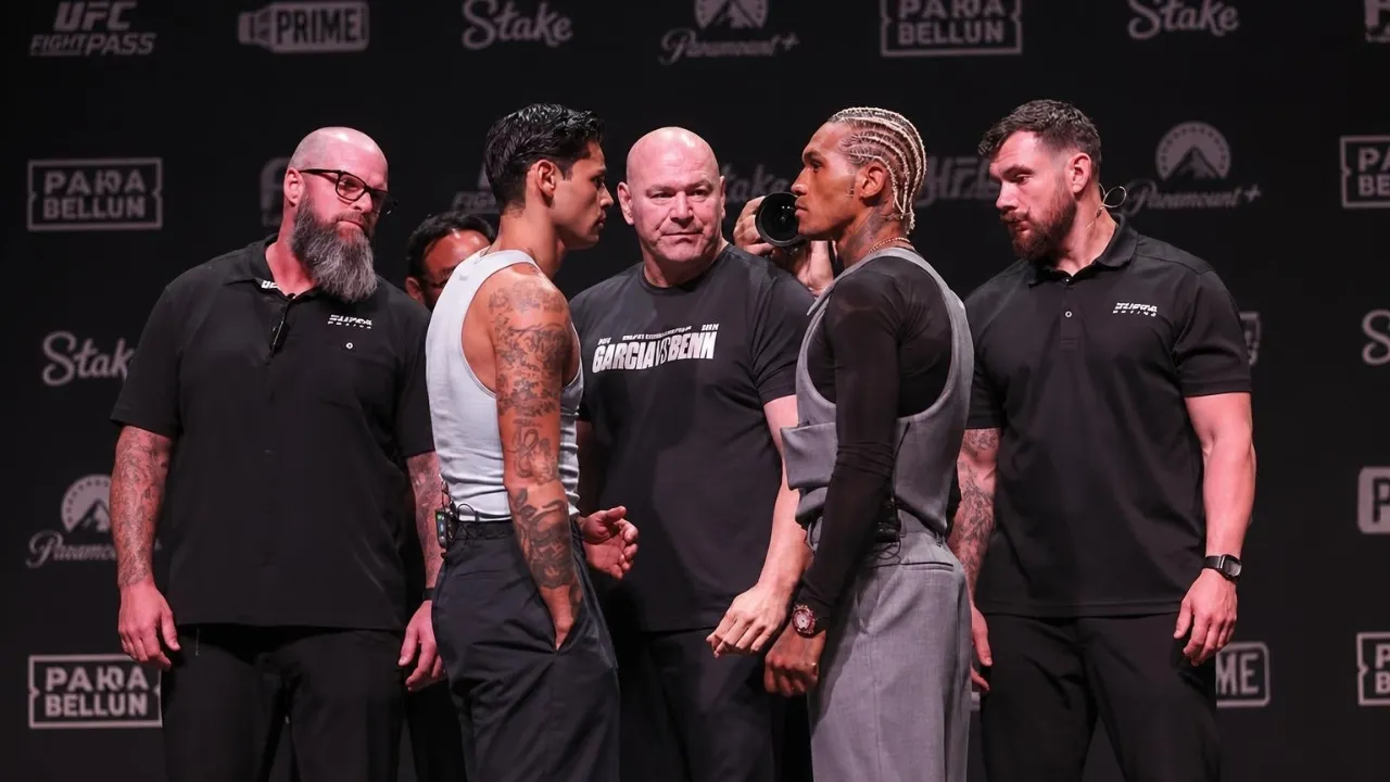 Dana White Cuts Ryan Garcia vs Conor Benn Face-Off Short