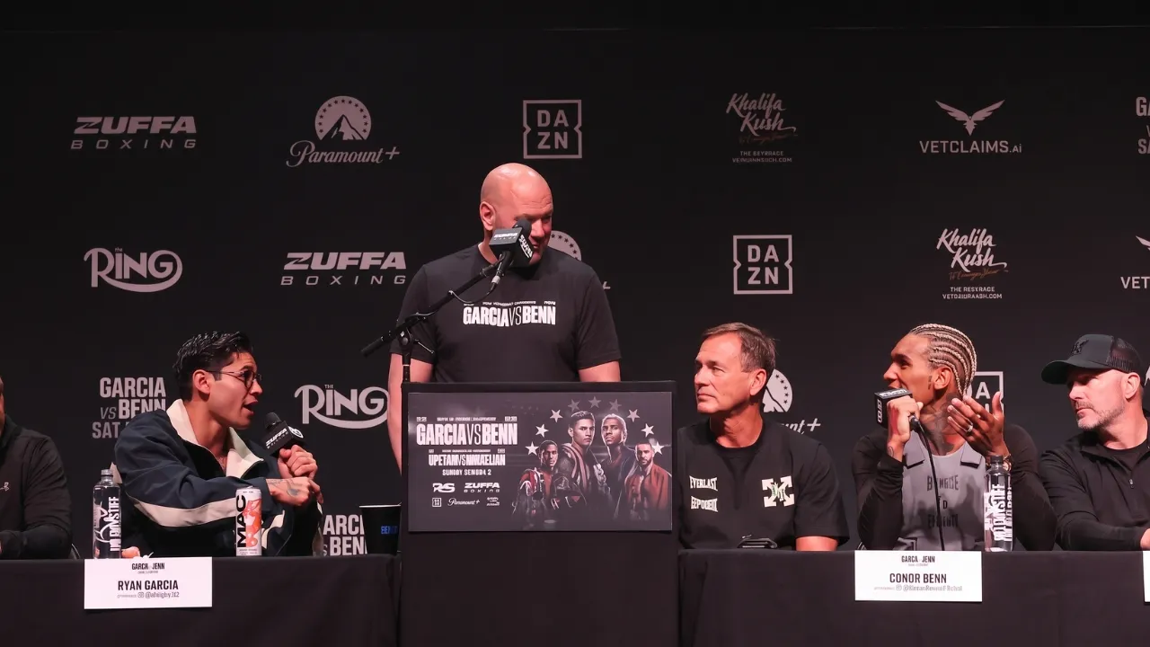 Ryan Garcia Mocks Conor Benn's Top Ramen Hair After Cuddle Warning