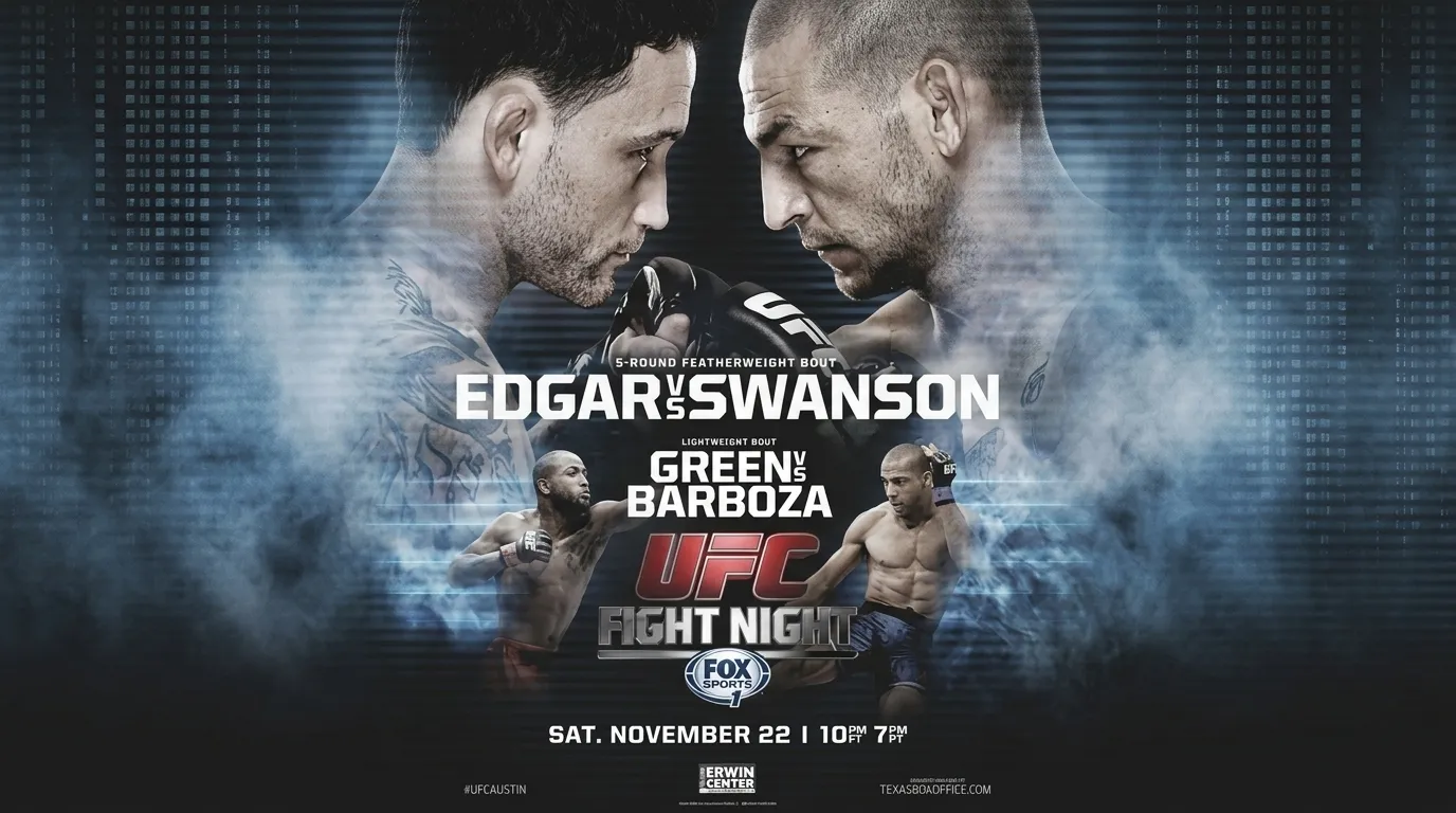 UFC Fight Night: Edgar vs. Swanson Results (Nov 22, 2014)